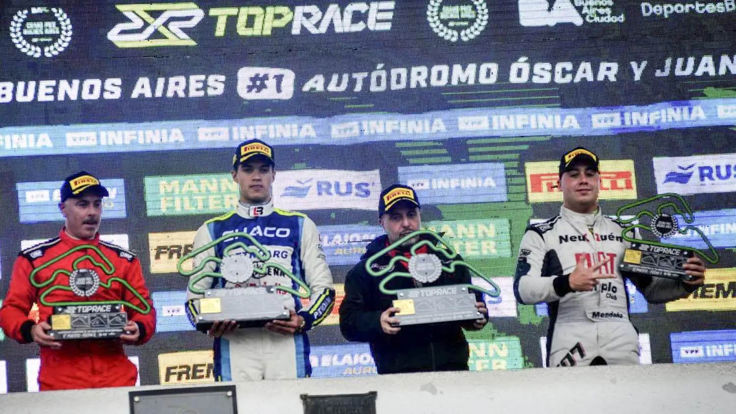 Verriello podio en Bs As 2024 - Buenos Aires - Top Race Series - 2