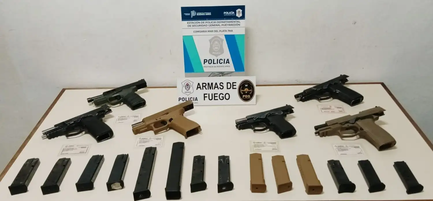 Allanamiento por violencia familiar: descubrieron un arsenal con siete armas y más de 3.000 municiones