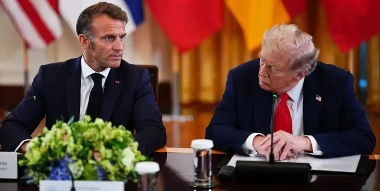 Emmanuel Macron (Francia) y Donald Trump (Estados Unidos) enfrentados por "la cuestión Groenlandia".