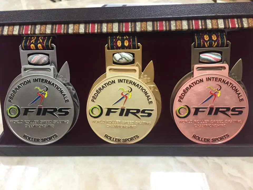 Las medallas que se entregarán en el Mundial. 