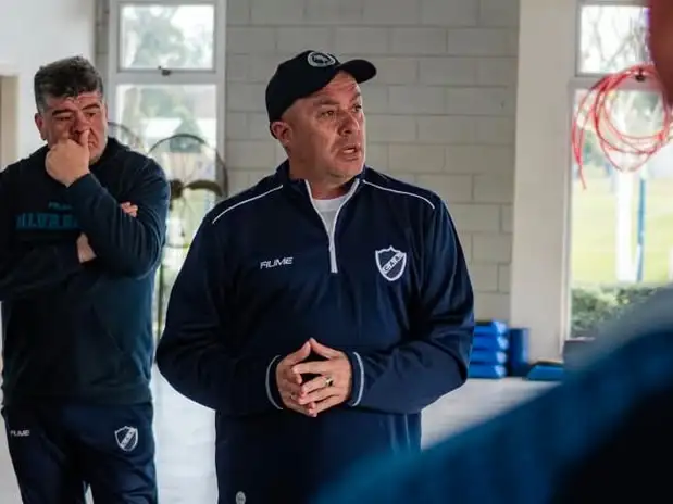 Marcelo Vázquez en su primera práctica con el plantel (Foto: Prensa Alvarado)