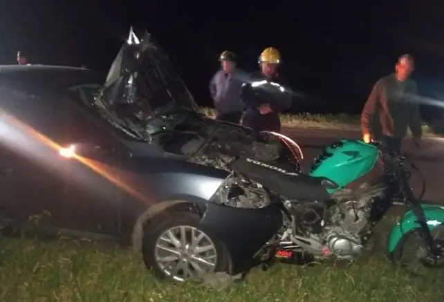 Murió el joven que chocó con la moto a la altura de Coronel Bogado