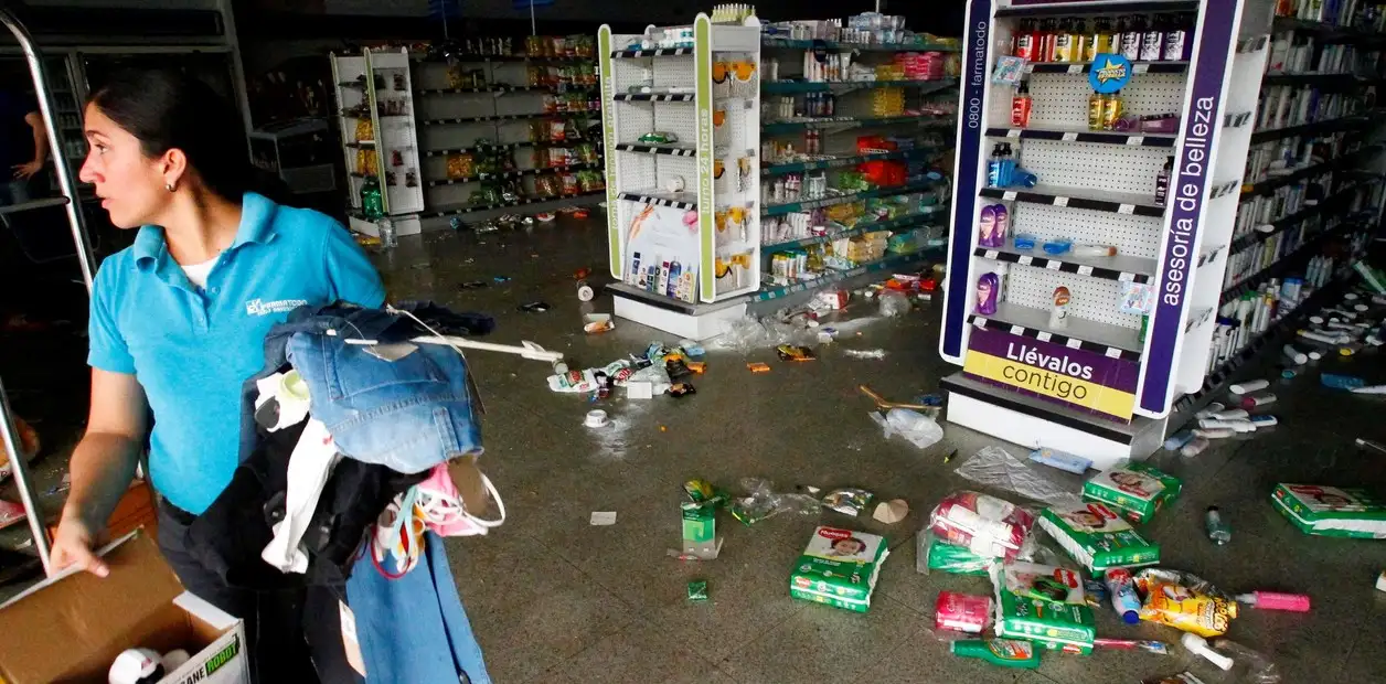 Venezuela: más de 500 detenidos por la ola de saqueos durante el apagón