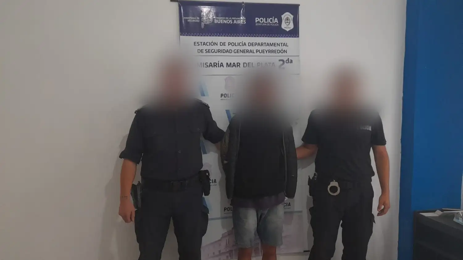 El delincuente quedó en libertad.