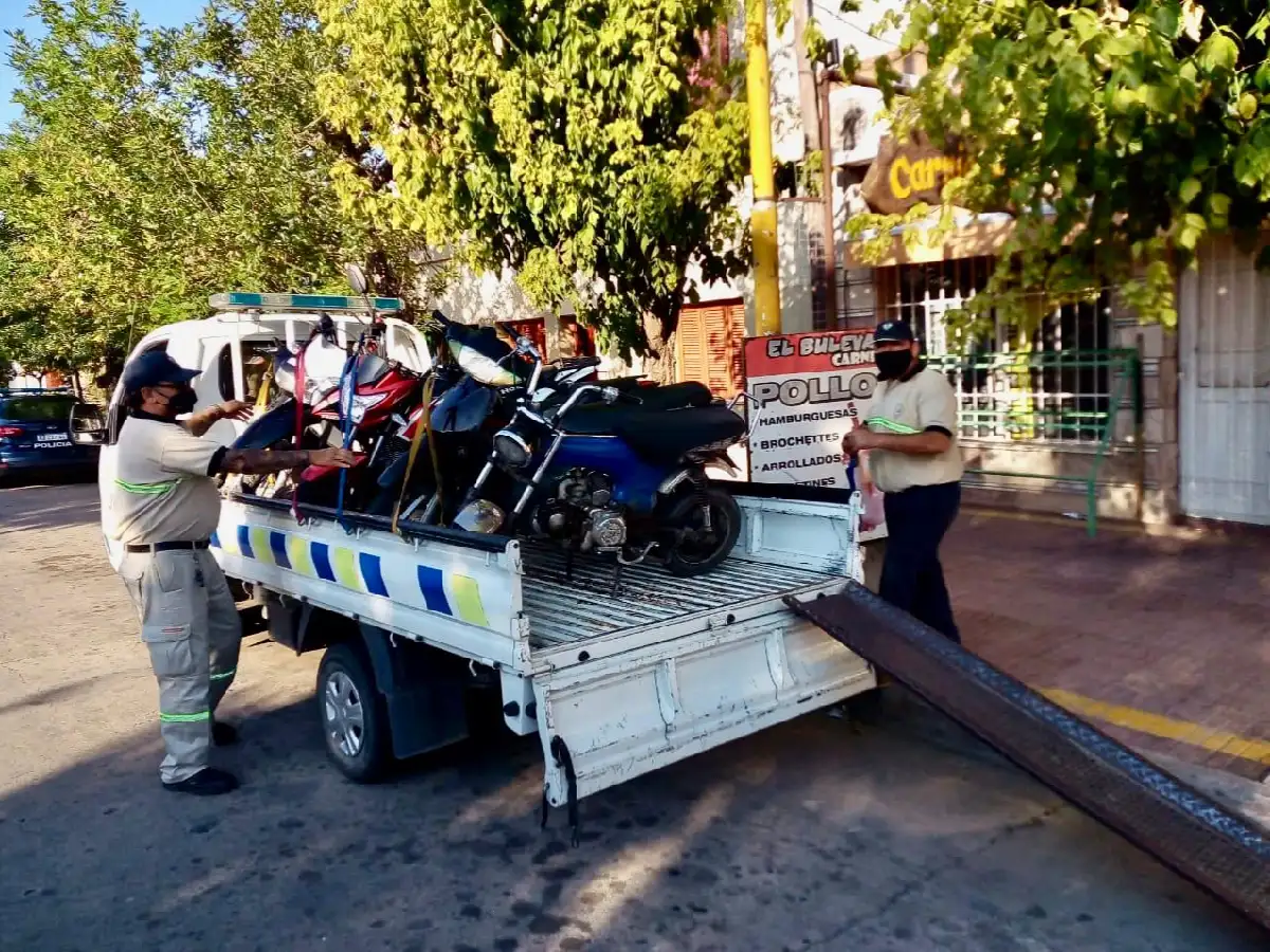 Secuestraron 20 motos en un nuevo control de tránsito