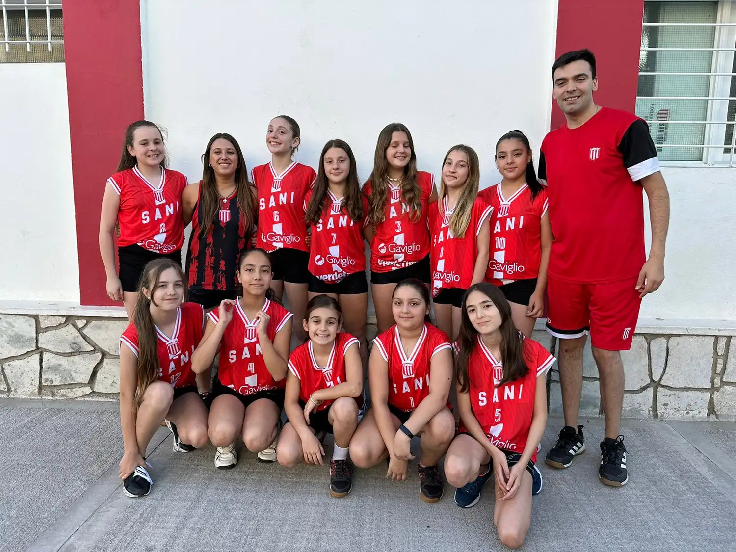 El plantel sub-12 de San Isidro