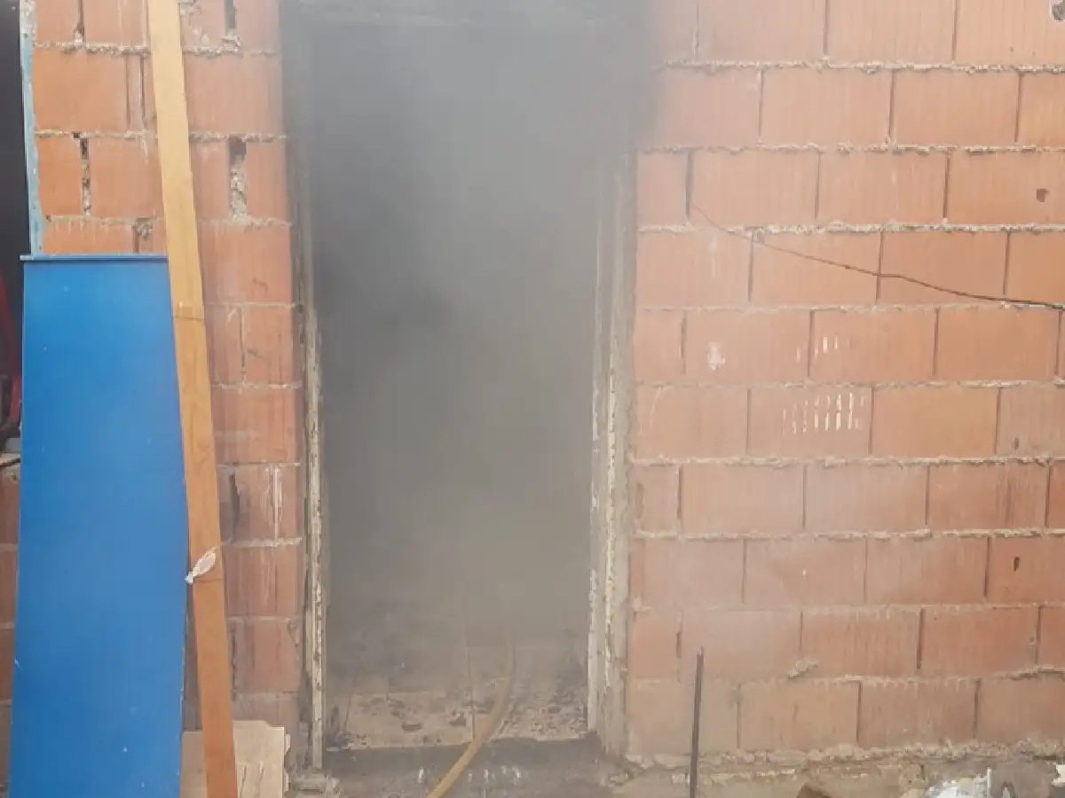 Se incendiaron dos habitaciones de una casa en Barrio Parque