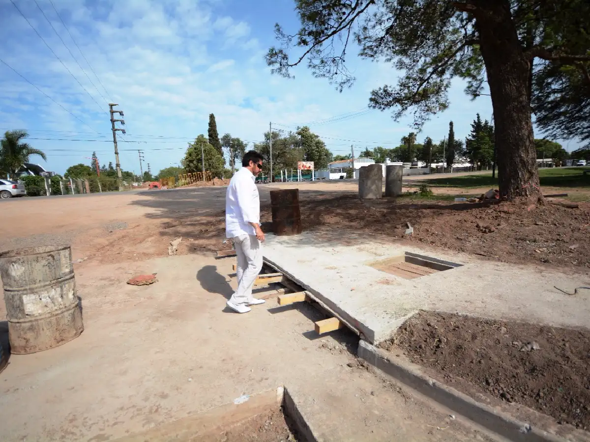 Avanzan obras hídricas en Morteros 