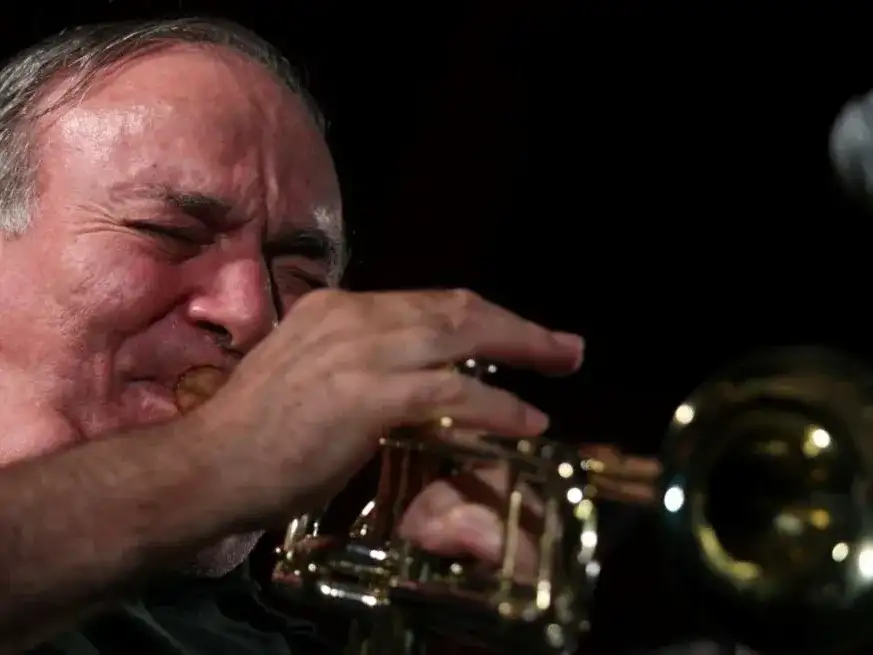 Fernández en la “Noche de los maestros”, compartida con otras figuras de la música, en el XIII Festival de Jazz de Santa Fe (2010); esa visita fue la registrada por Raúl Beceyro para el documental “Fats”. Foto: Archivo El Litoral / Pablo Aguirre