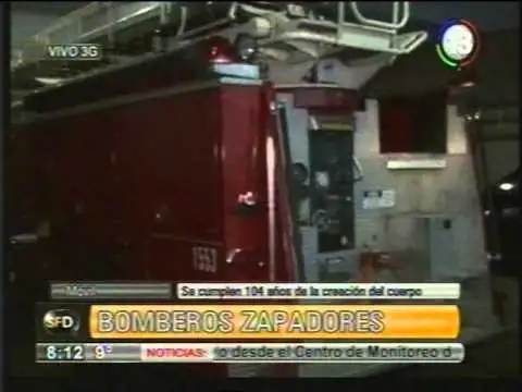 Bomberos Zapadores cumplió 104 años de vida
