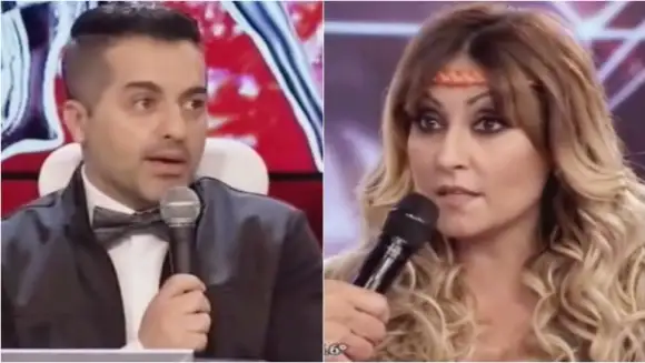 Marcela Tauro y Ángel de Brito se cruzaron en la pista de ShowMatch