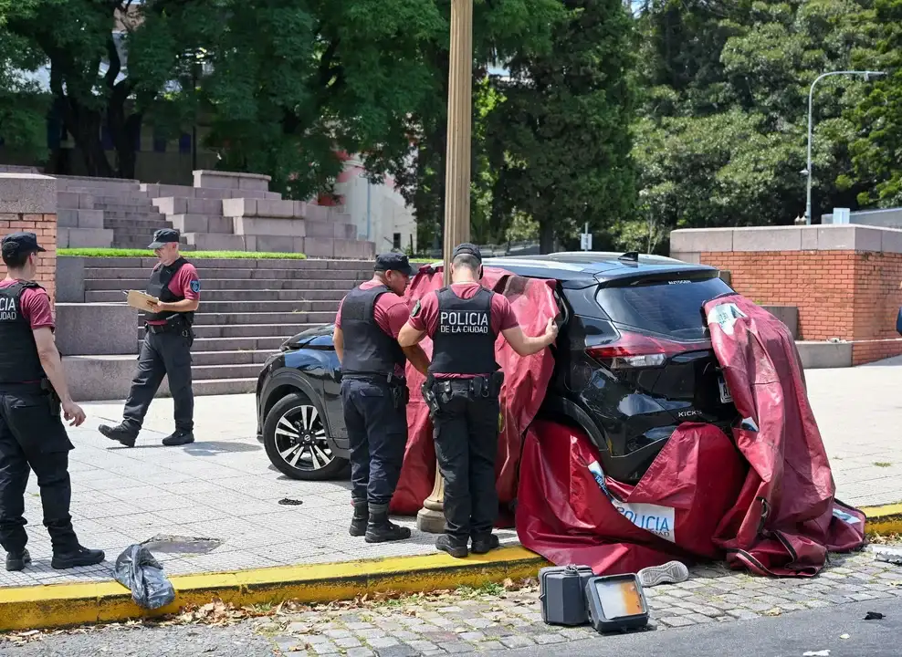 Choque en pleno Recoleta