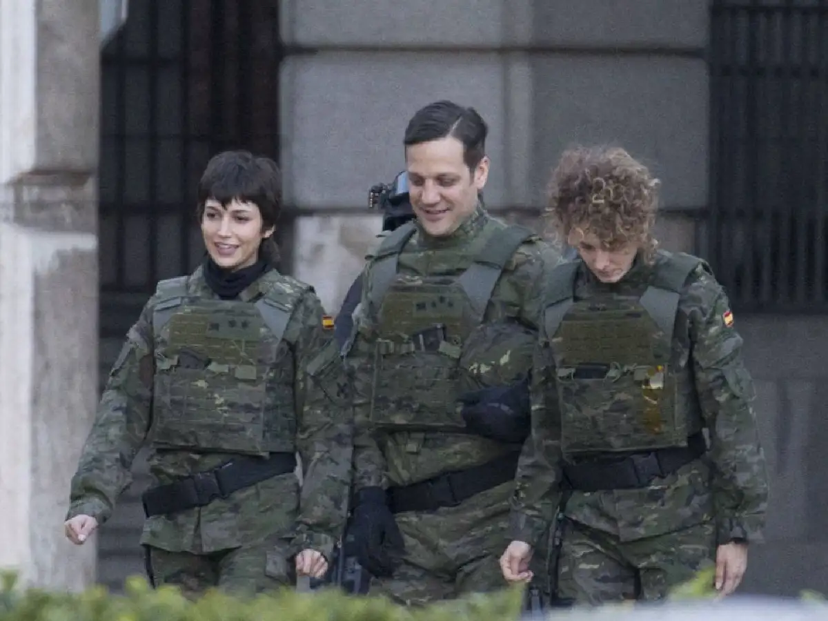 De la Serna grabó sus primeras escenas en "La Casa de Papel"