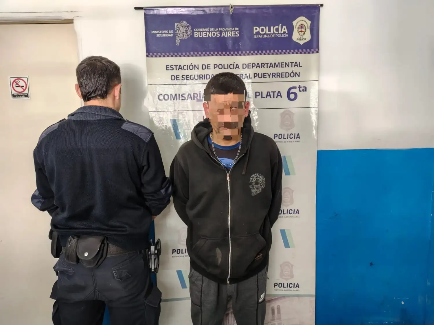 Robó herramientas de una casa, quedó filmado y terminó en Batán