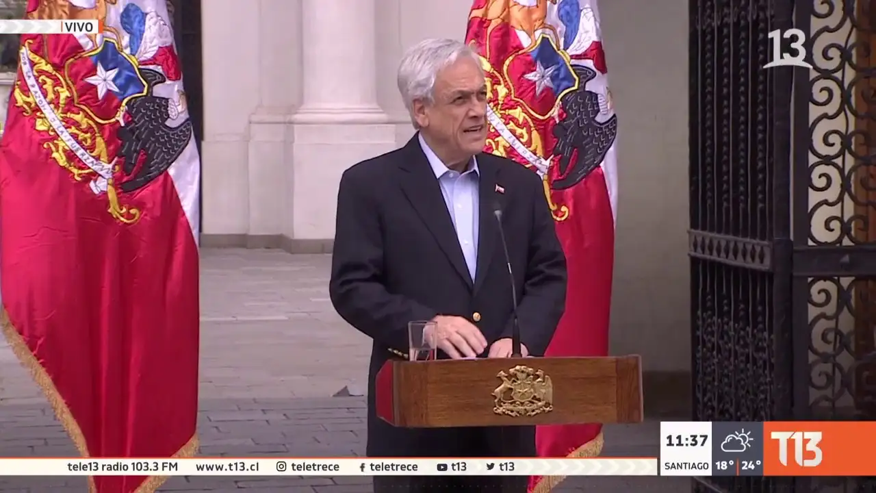 Chile: Sebastián Piñera pidió la renuncia a todos sus ministros