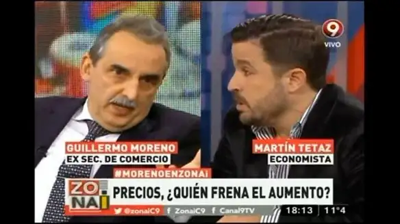 Guillermo Moreno insultó a un periodista en televisión