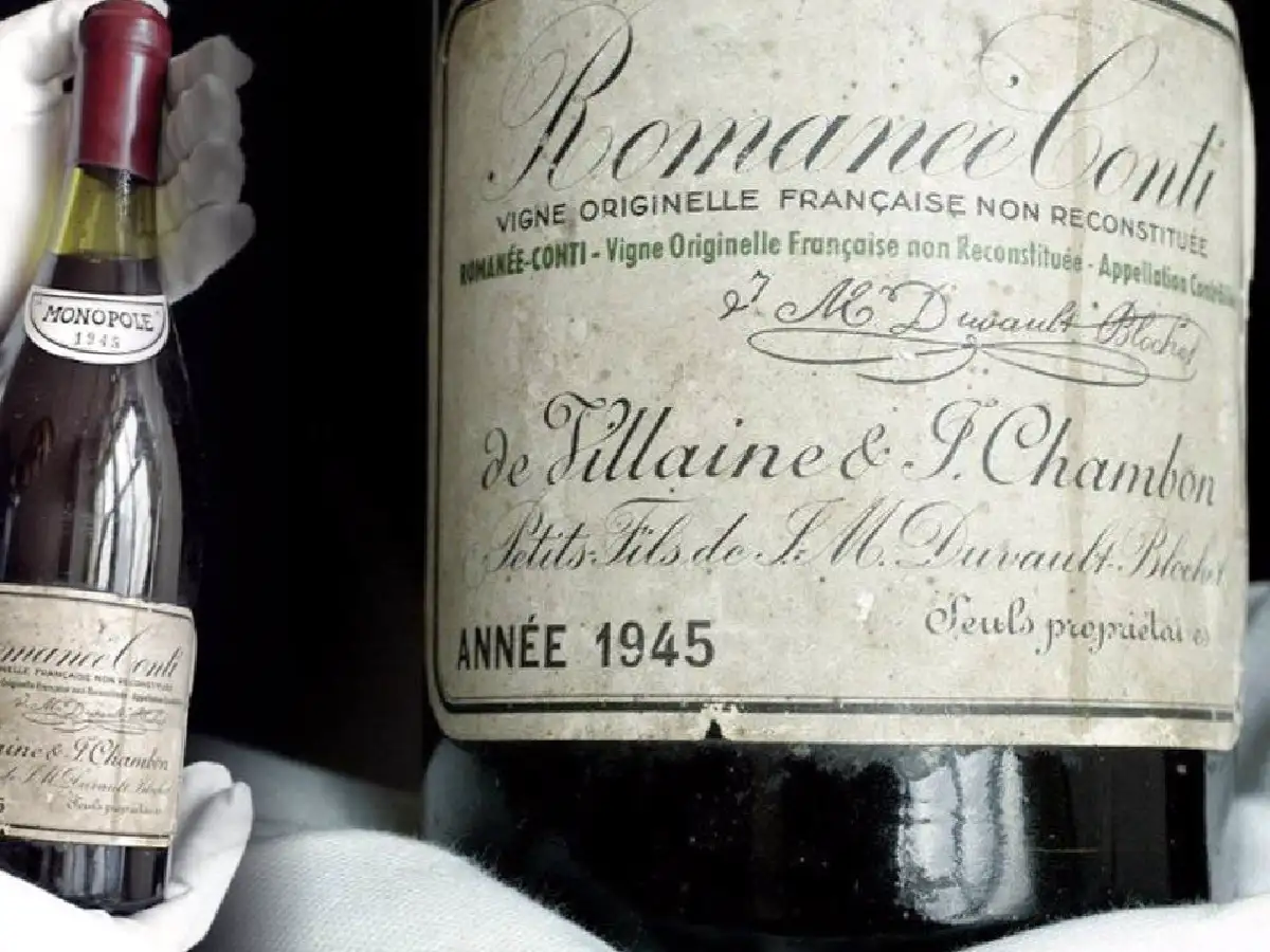Subastan por u$s 558.000 un vino francés de 1945