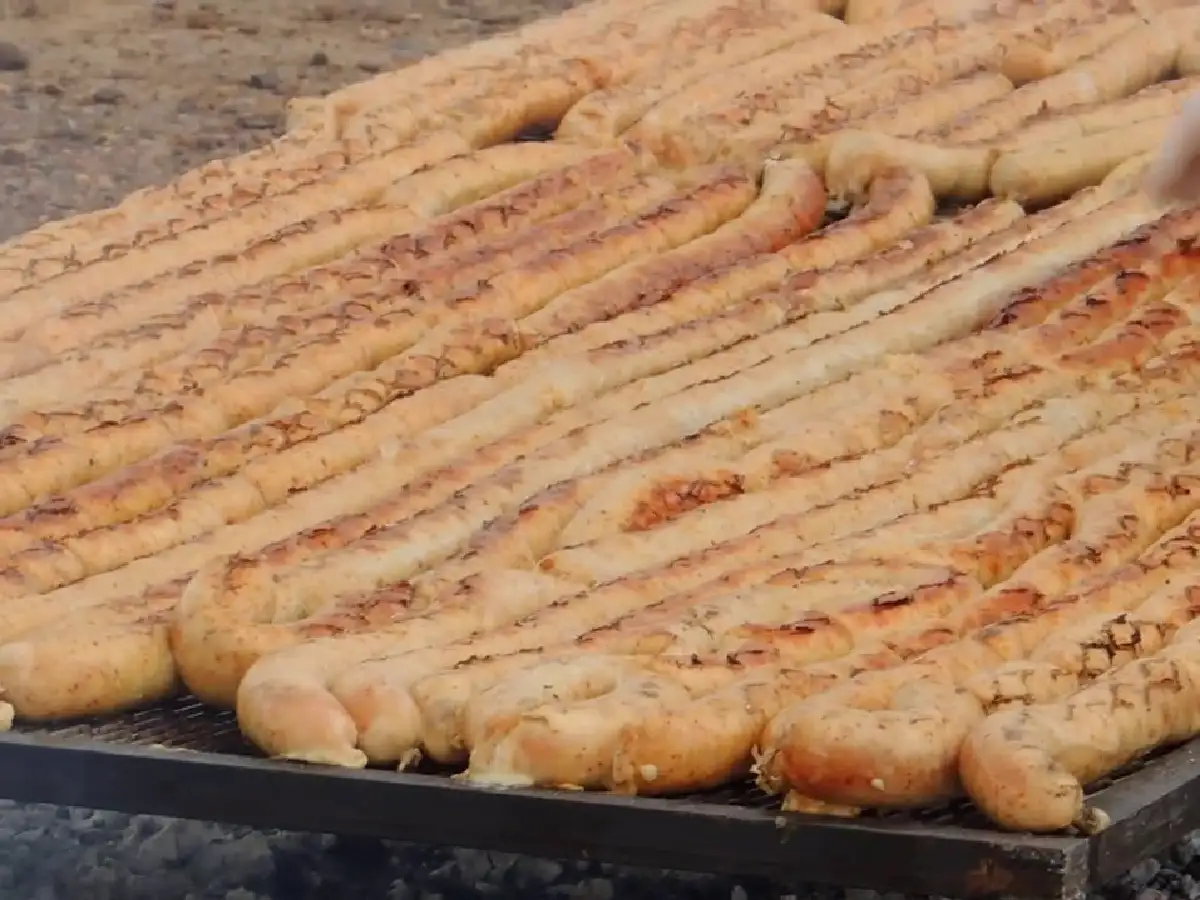 Récord en Colón: asaron chorizo de pollo de 250 metros