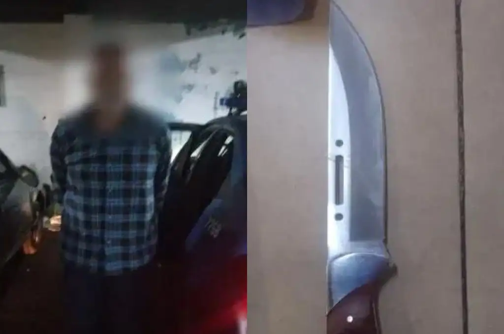 La Policía de la Ciudad detuvo al malviviente que se fugaba a la carrera luego de cometer el atraco en un comercio.