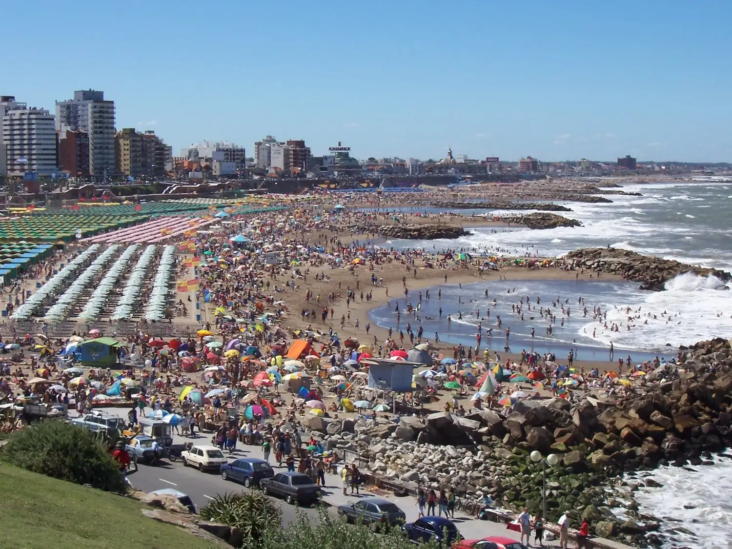 Se inició el éxodo hacia las playas de la cosa atlántica