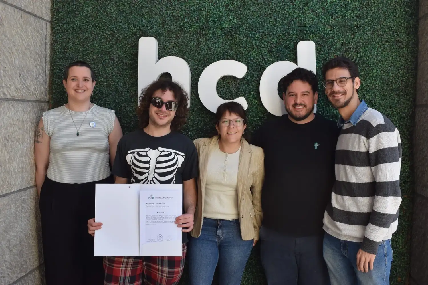 Los integrantes de El Gran Pez recibieron una distinción en el Concejo.