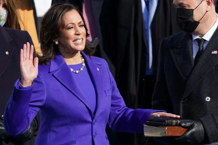 La vicepresidenta de los Estados Unidos, Kamala Harris