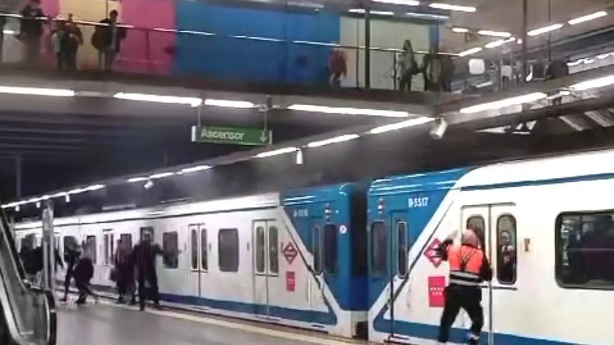 El incidente causó el pánico entre los pasajeros