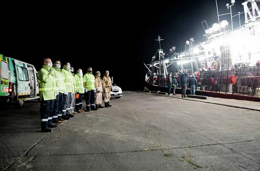 COVID-19 en el puerto: “Vamos a seguir con estrictos controles”, dijo Montenegro
