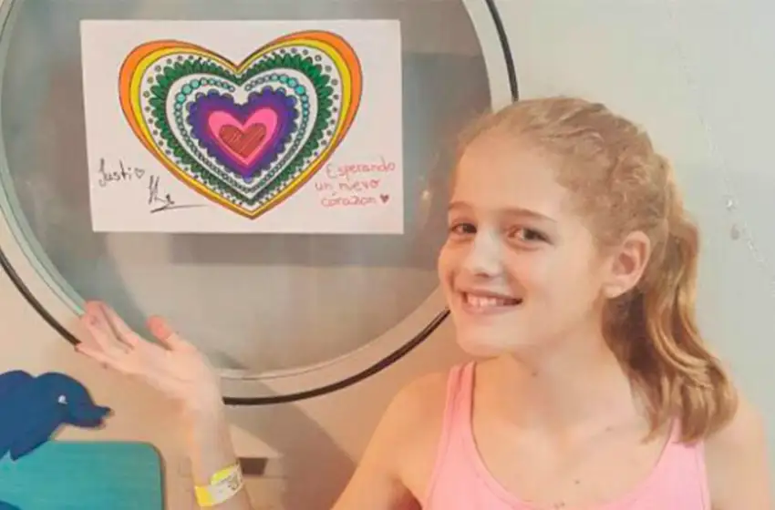 Falleció Justina, la menor que esperaba un trasplante de corazón