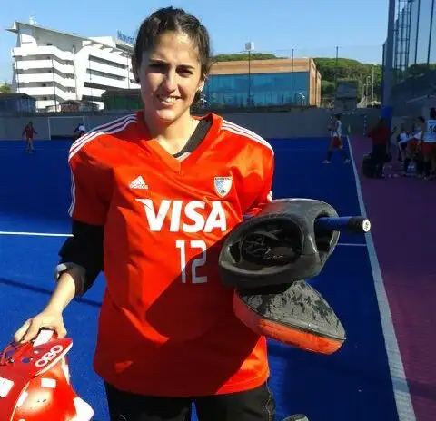 Valentina Mangone antes del partido con el CUS Catania. 