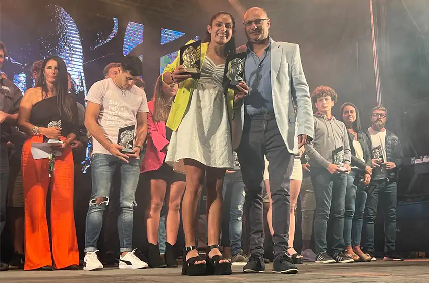 Shalon Lescano ganó el "Fangio de Oro" en la fiesta del deporte balcarceño