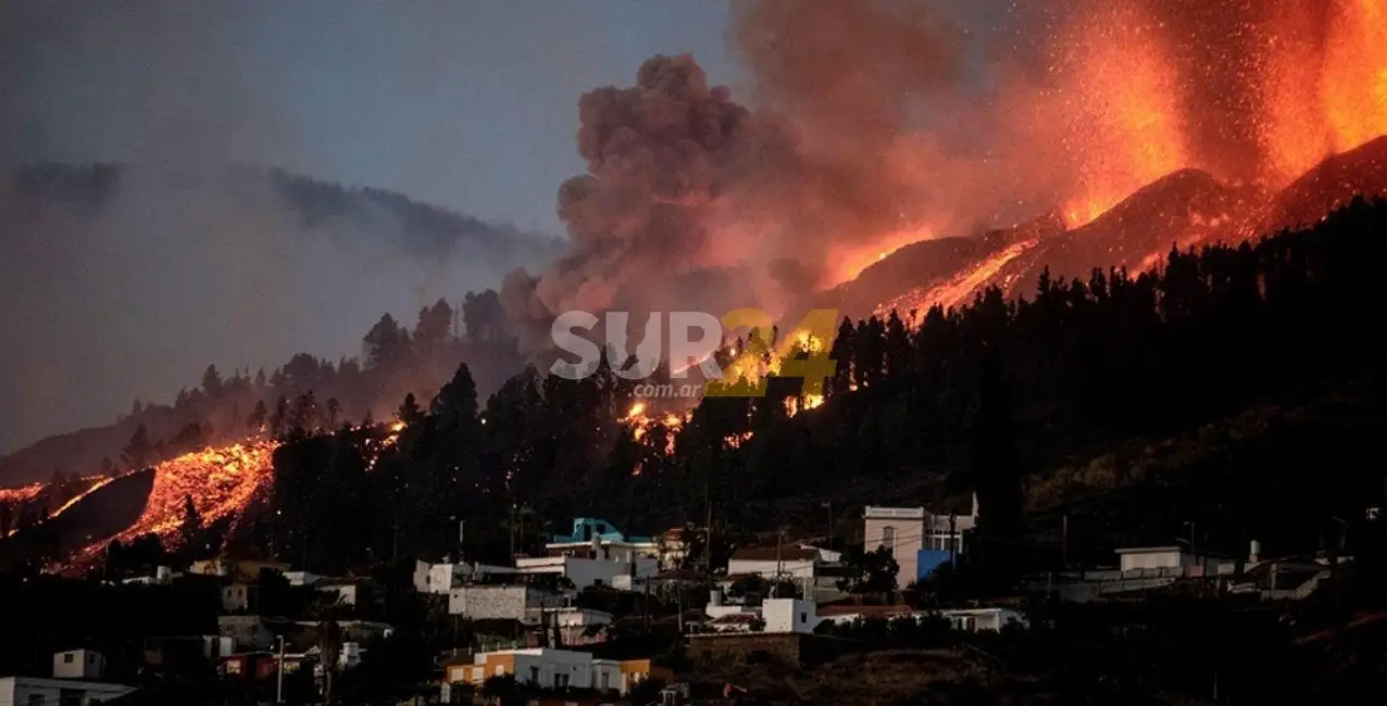 La lava del volcán de La Palma entró en contacto con el mar