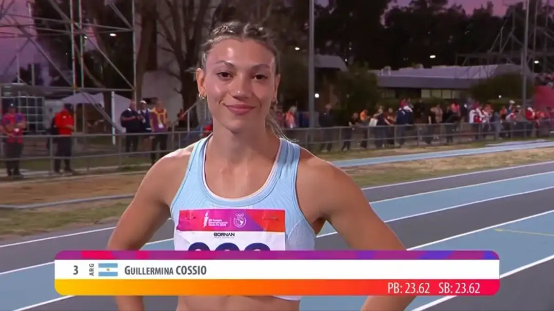 La murphense bajó su marca de la semifinal, pero no le alcanzó.
