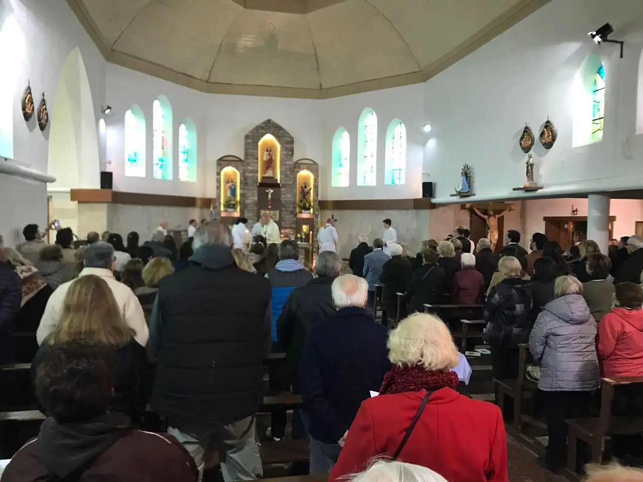 Se celebró en Miramar “las Bodas de Oro Sacerdotales” del cardenal Sandri