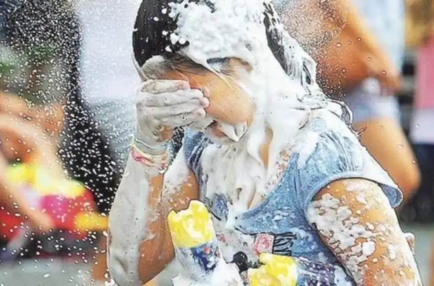 Prepará la espuma, llega un domingo soleado de carnaval