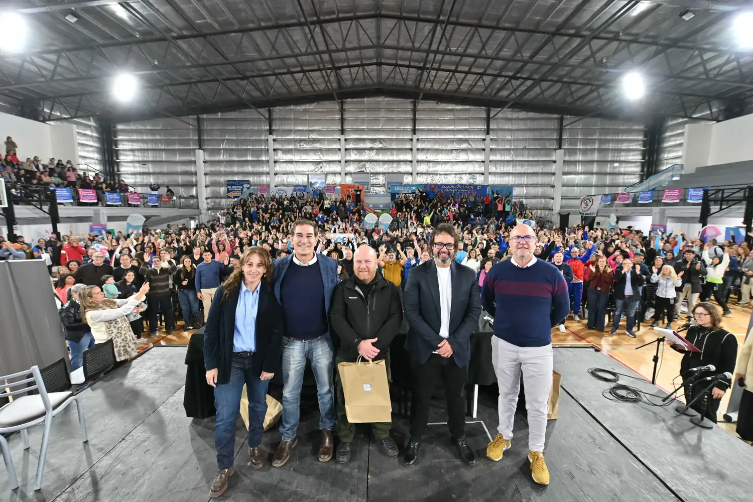 Durante la actividad, las autoridades destacaron la importancia del uso de la infraestructura local.