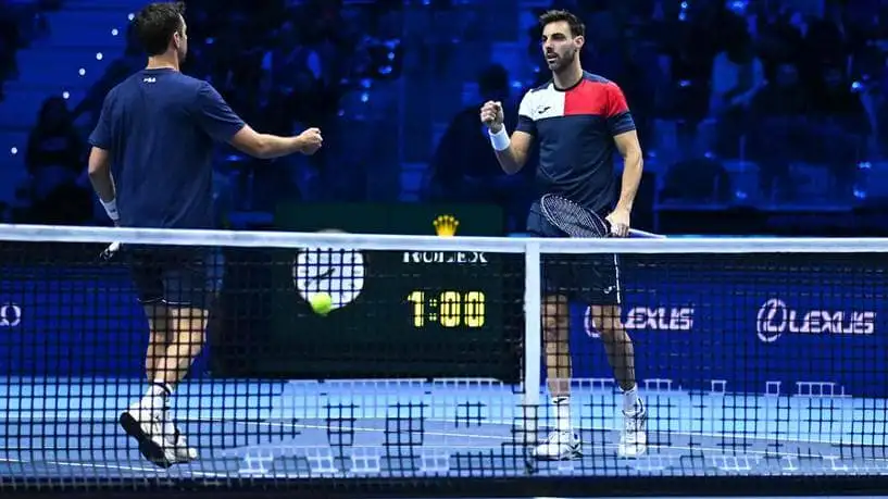 Zeballos con récord 3-0 a semifinales de la ATP Finals