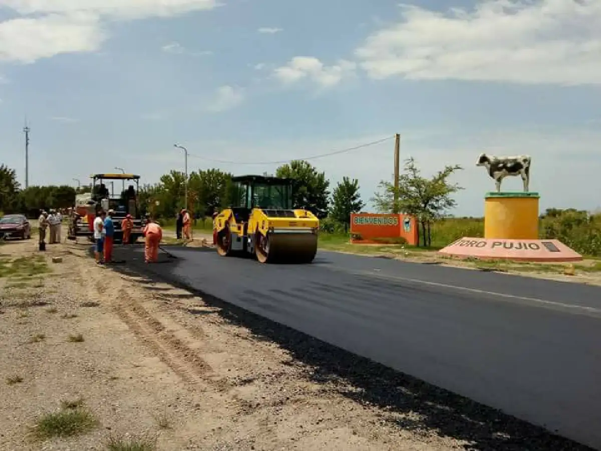 Finalizó la pavimentación del acceso a Toro Pujio 