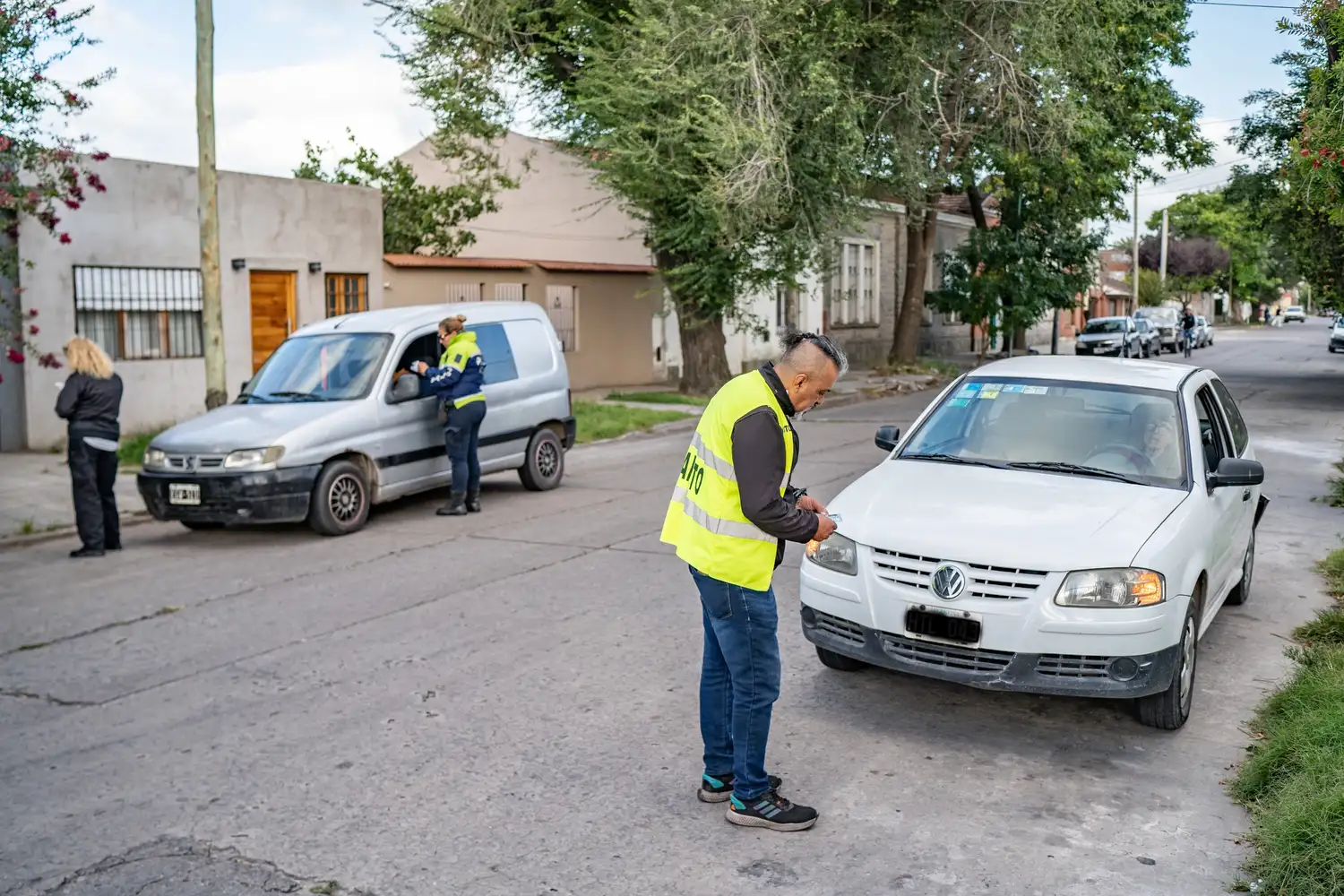 Inspectores de Tránsito en acción