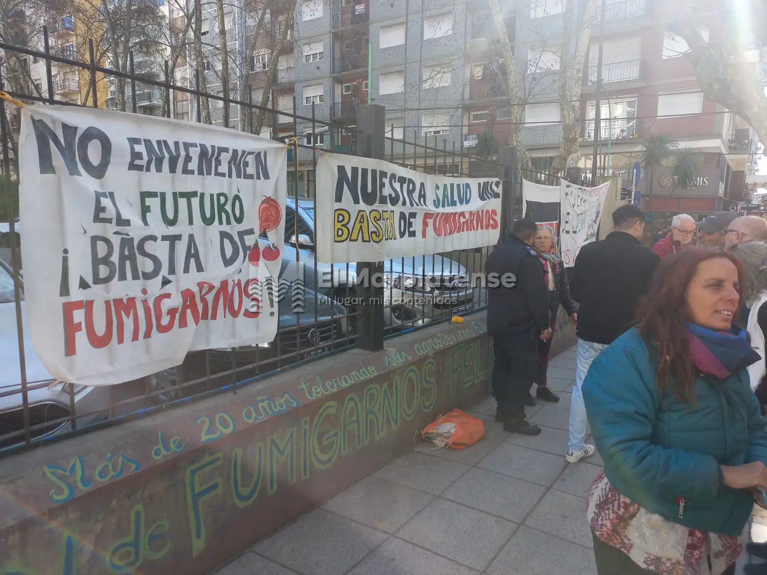En la comuna están prohibidas las fumigaciones a menos de mil metros de núcleos poblacionales.