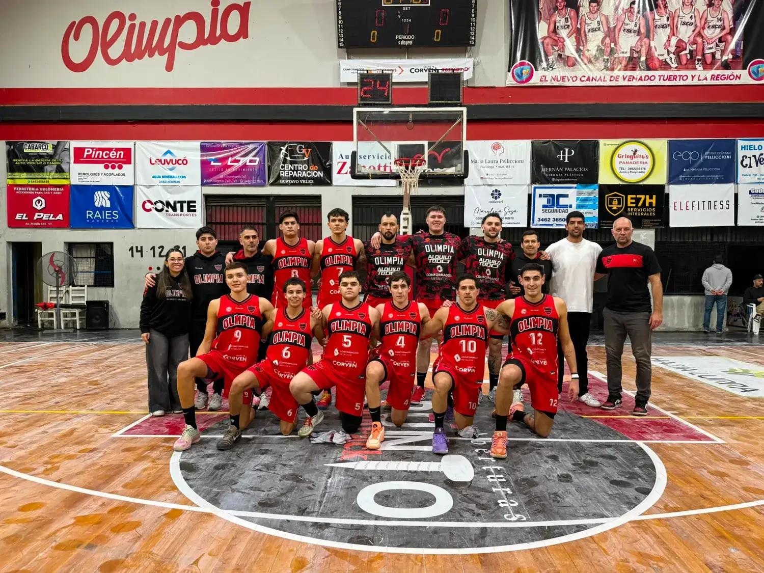 El equipo de Olimpia sigue adelante en la lucha por el ascenso. Foto: Gentileza