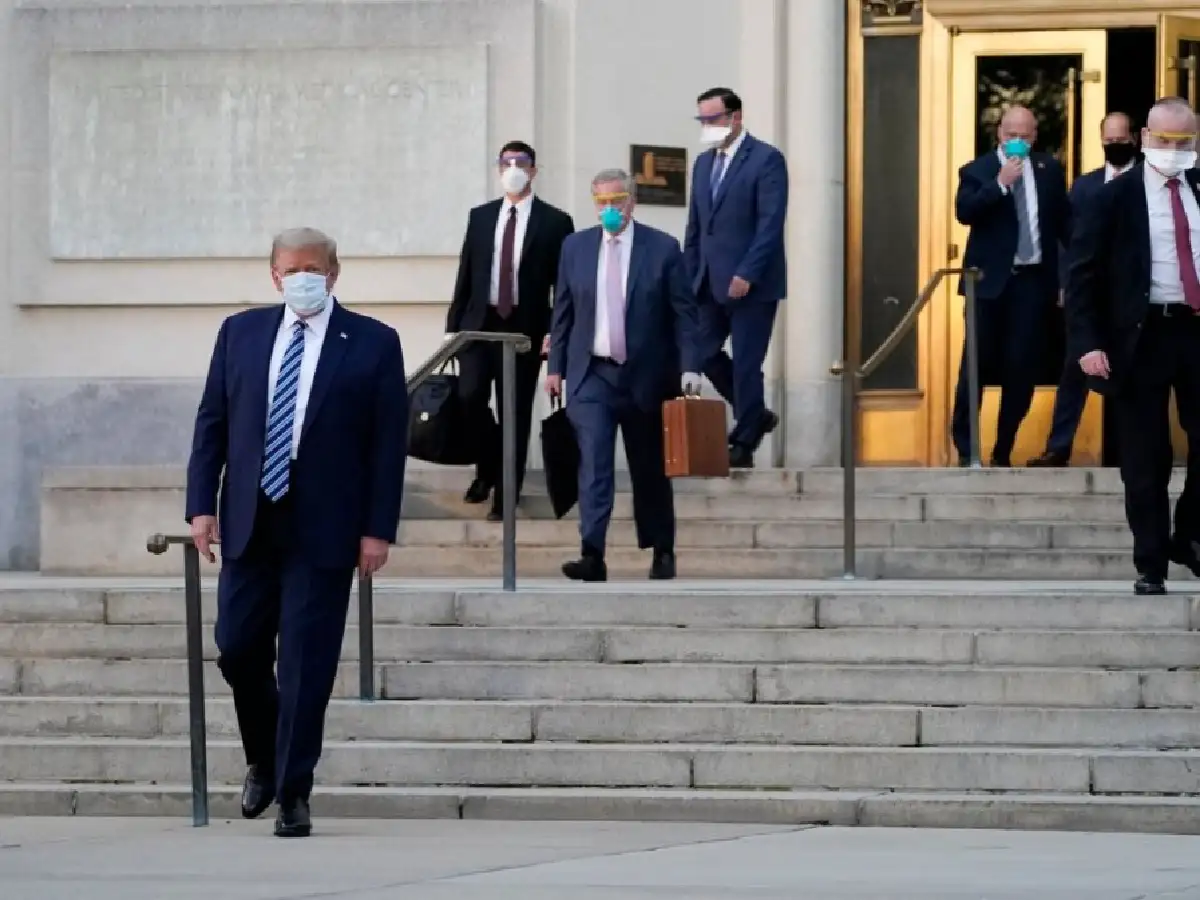 Trump abandonó el hospital Walter Reed tras tres días de internación por coronavirus 