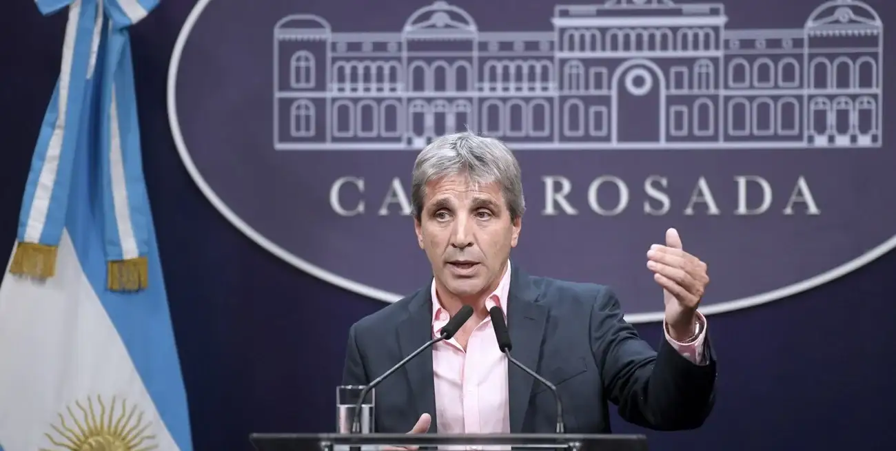 Luis Caputo, ministro de Economía.