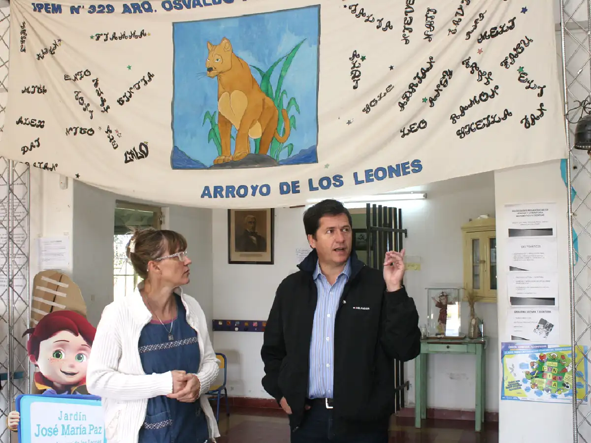 Arroyito: Cravero supervisó refacciones en la Escuela French y Berutti 