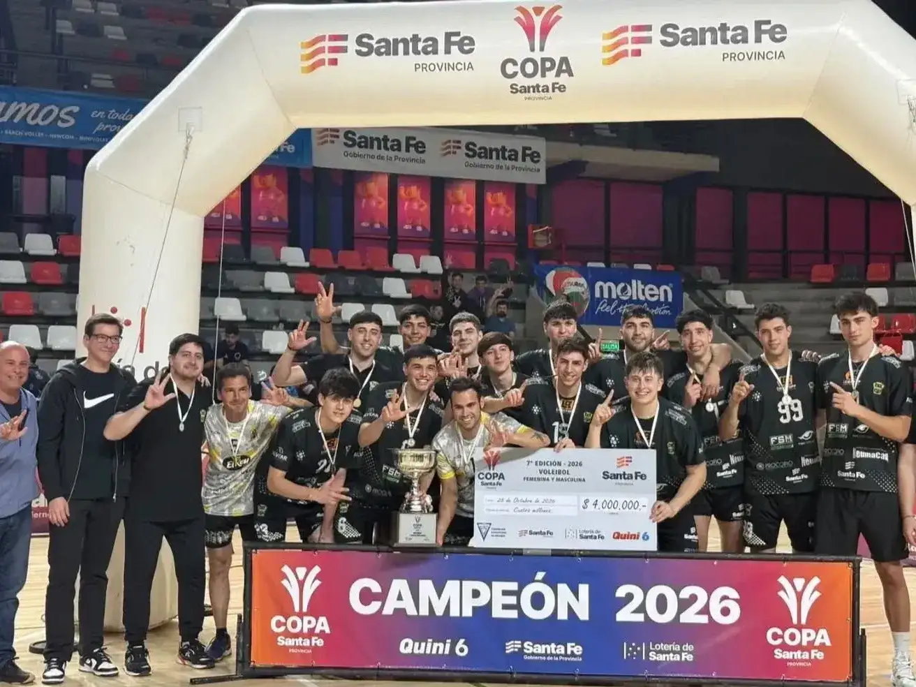 El Instituto de Vóley del Normal 3 de Rosario se consagró campeón de la Copa Santa Fe 2026.