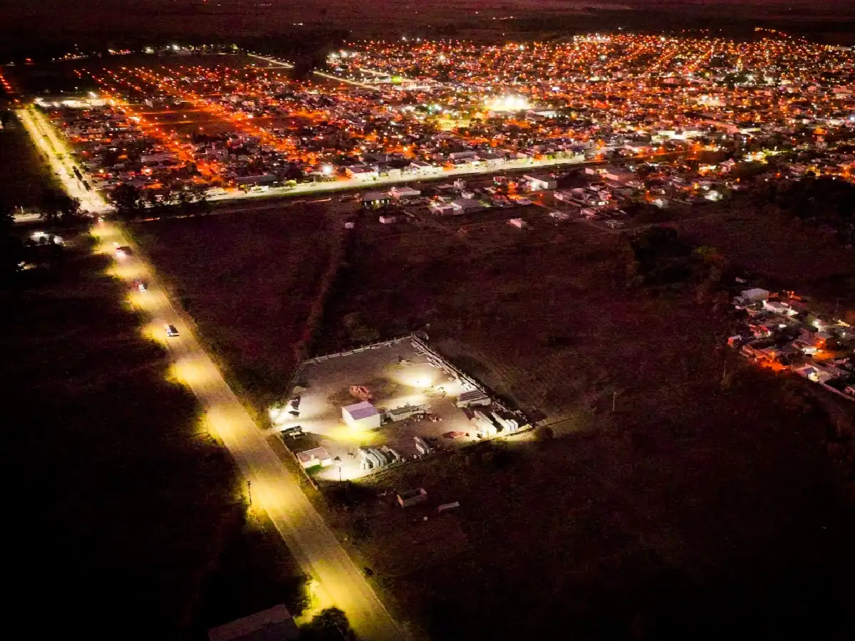 Arroyito, más iluminada 