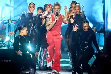 Robbie Williams dio su show en Buenos Aires.