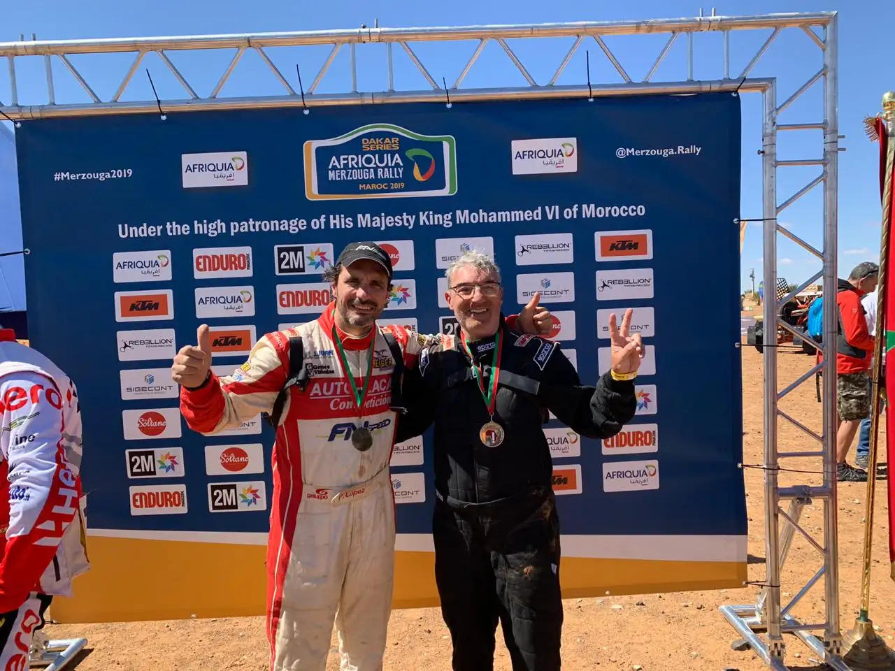 Gándara completó el Rally en Merzouga