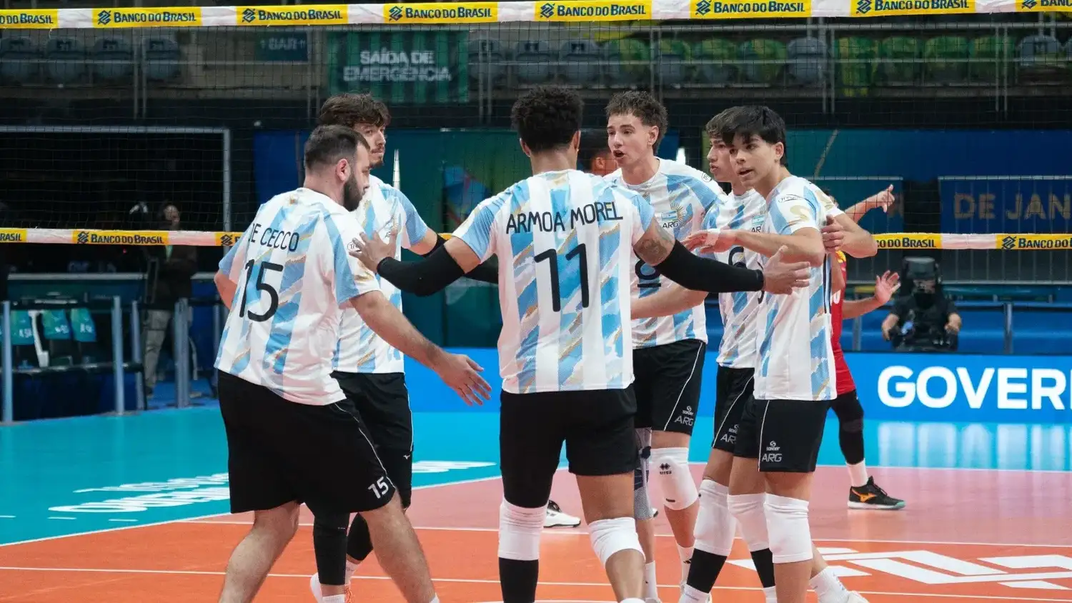 Argentina debutó con triunfo en el Sudamericano de vóley