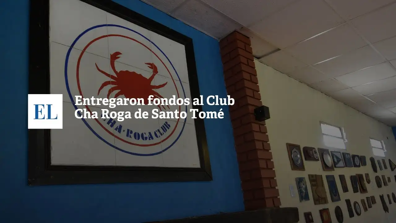 Entregaron fondos al Club Cha Roga de Santo Tomé